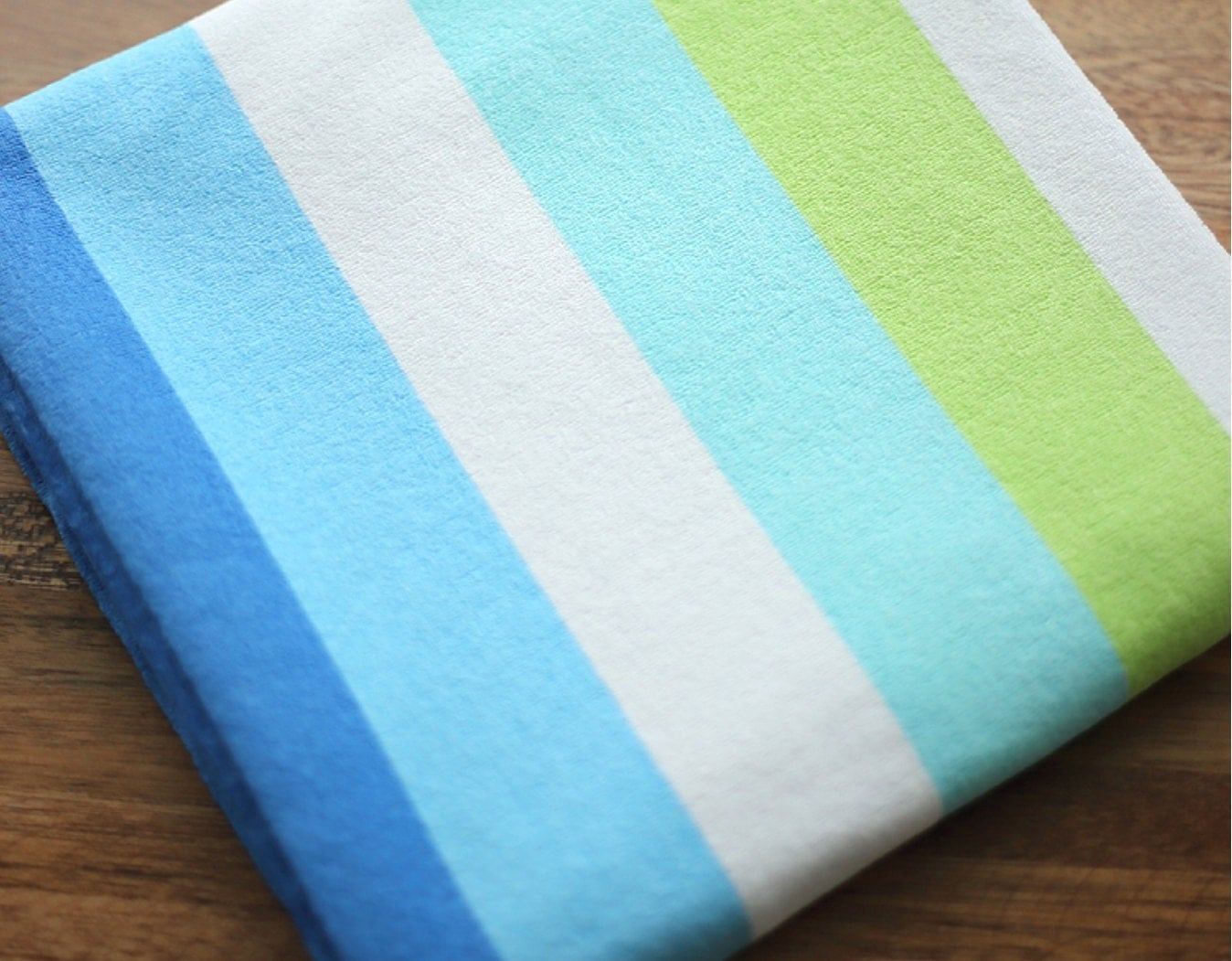 Terry Cloth Fabric Rainbow 5 Cm Stripe Blue By The Yard   Il Fullxfull.911258205 C7hy 