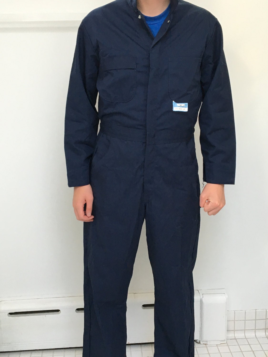 70's Mechanic coveralls jumpsuit workwear welder pilot