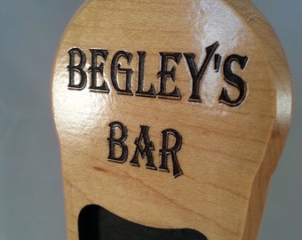 Custom Beer Tap Handles, Recessed Chalkboard, customized personalized birthday gift wedding gift anniversary gift housewarming gift