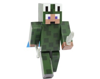 Lizard - 4" Action Figure Toy, Plastic Craft by EnderToys