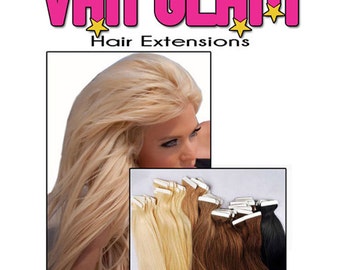 Bombshell Blonde Tape In Hair Extensions, 18"