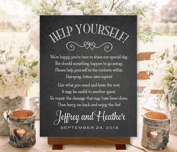 Bathroom Basket Sign Chalkboard Printable by PrintablePixels