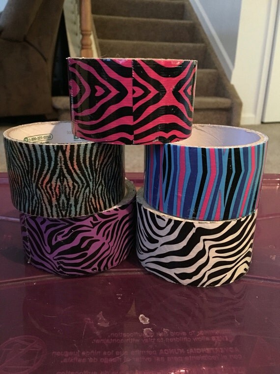 Zebra Print Duct Tape Lot of 50 pens by SnowflakeandSkull on Etsy