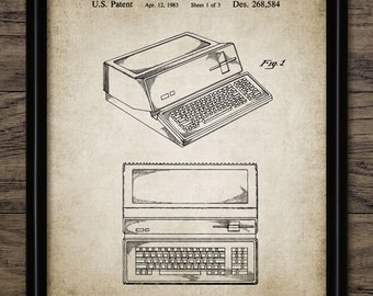 Items similar to Evolution of the Apple Computer Poster - Computer Geek ...