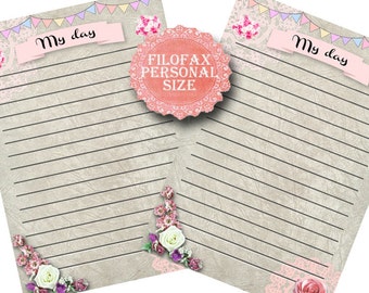 Personal Filofax printable To do list 4 insert by Sorocashop