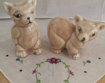 Way too Cute! 1940's Bear Salt and Pepper Shakers
