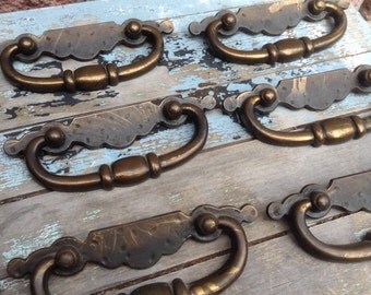 6, Cabinet Hardware Handles, Big Handles, Brass Handles, Faux Doorknocker Handles And Pulls, Antique Drawer Pull Handles, Pull Handles
