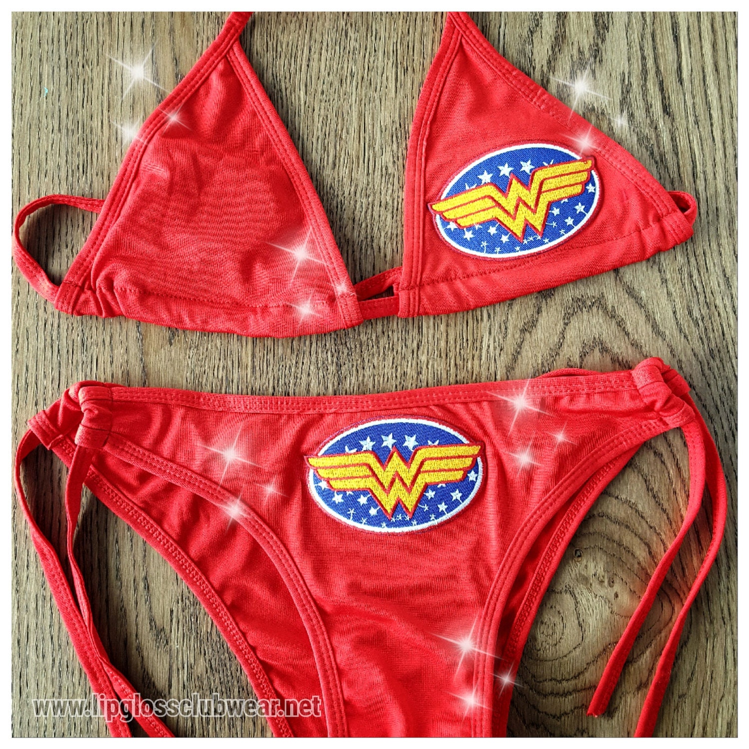 Wonder Woman Inspired Bikini Woman SwimWear Bikini Bikini