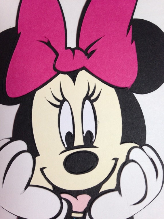 Disney's Minnie Mouse Die Cut by PawPowerPurrfection on Etsy