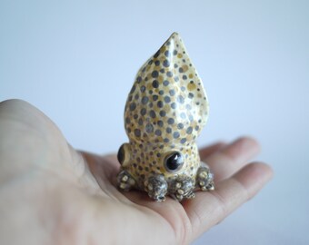 Beige Squid Ornament