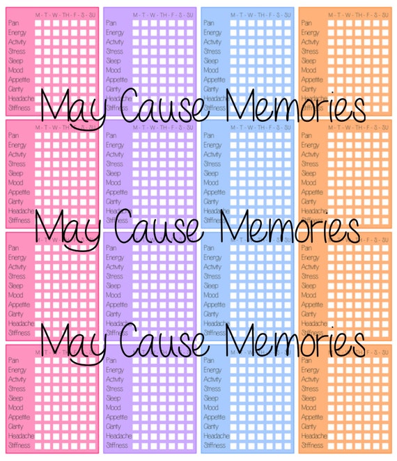 CHRONIC PAIN TRACKER: Printable &amp; Perfect for All Planners