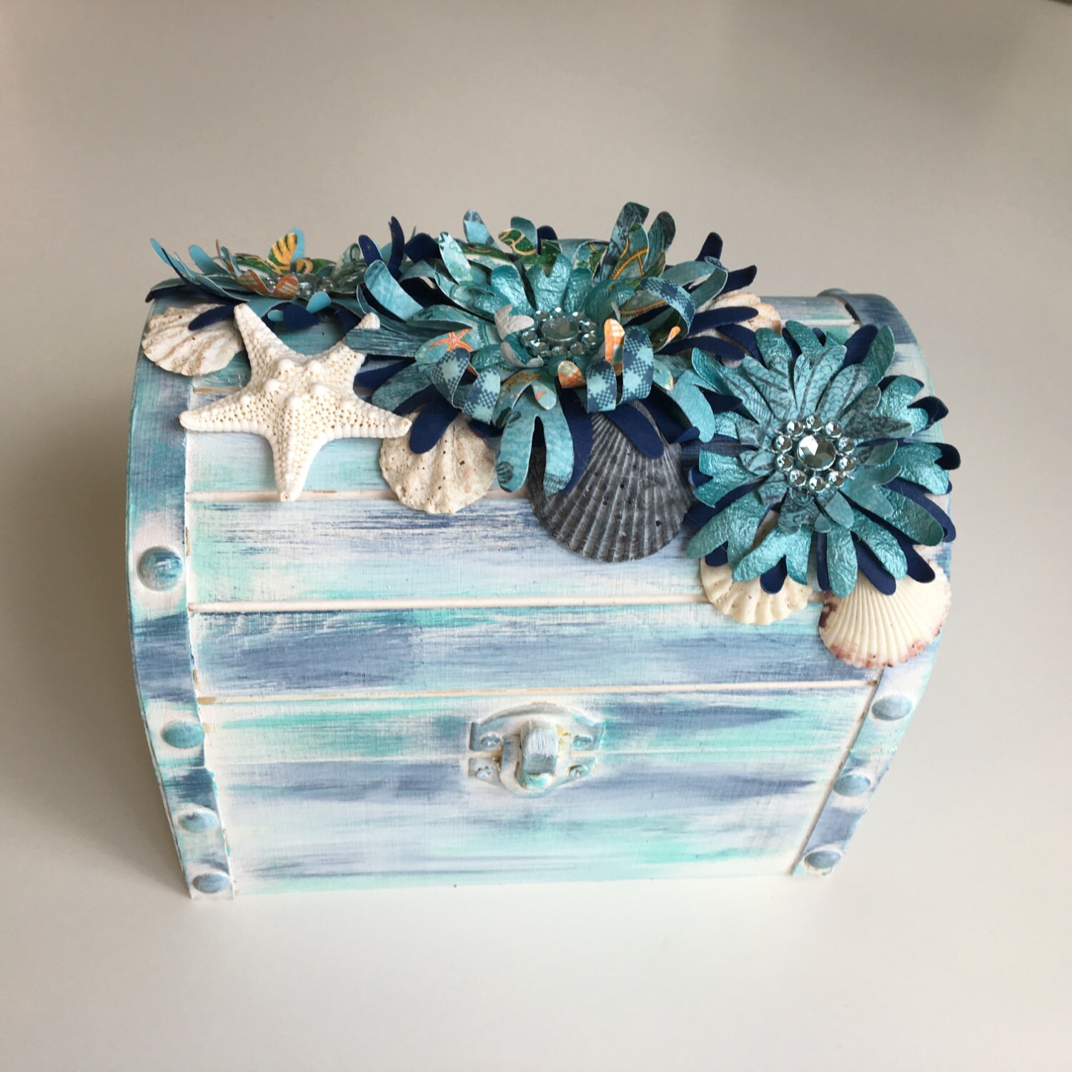 Nautical Jewelry Box by ThumbtacksAndPaper on Etsy