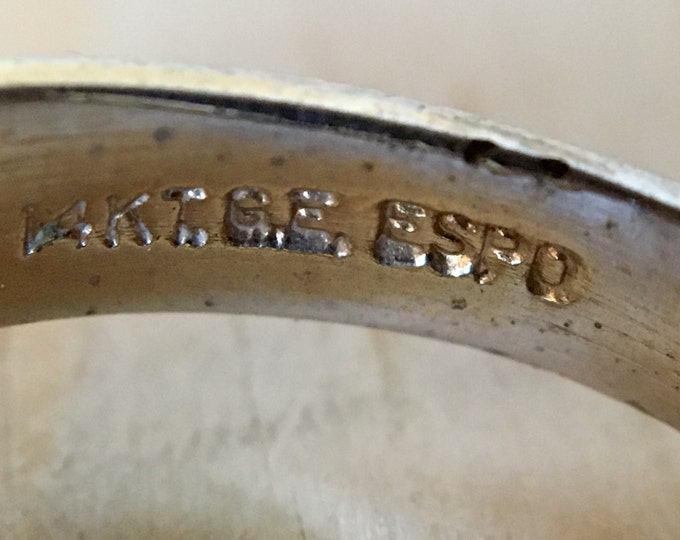 Storewide 25% Off SALE Vintage 14k Gold Electroplate Baby Blue Rhinestone Cocktail Ring Featuring Artistic Modern Design Storewide 25% Off SALE Vintage 14k Gold Electroplate Baby Blue Rhinestone Cocktail Ring Featuring Artistic Modern Design