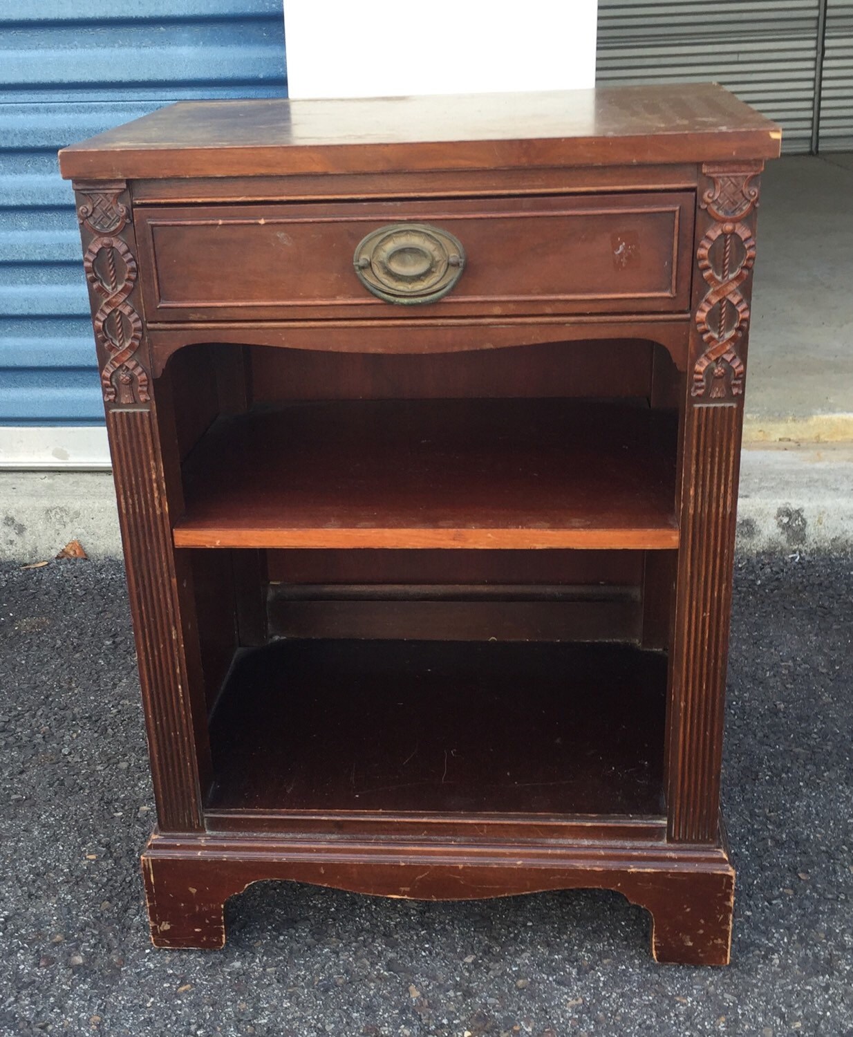 Vintage Mahogany Nightstand Haute Juice