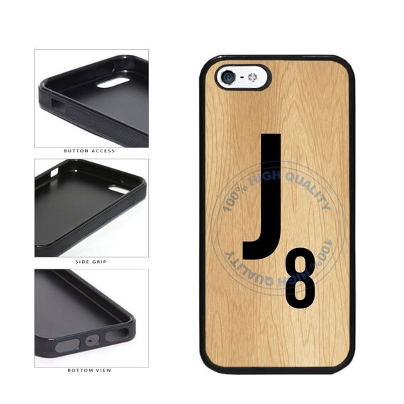 Monogram Wooden Letter J Phone Case iPhone 4 4s 5 5s 5c 6 6s