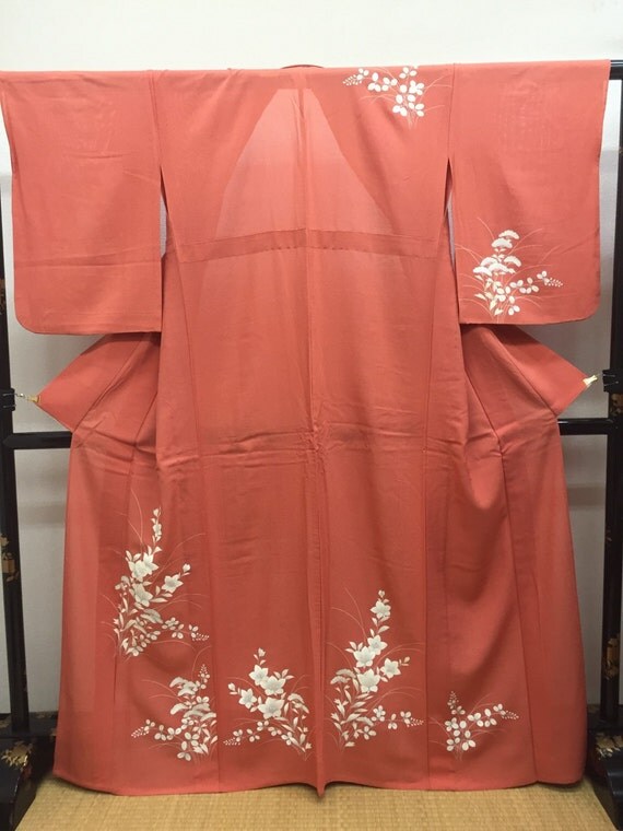 sale of seconds homongi ro kimono autumn flowers sale of seconds homongi ro kimono autumn flowers