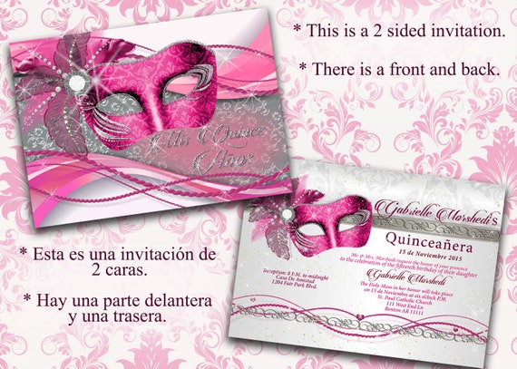 Invitaciones De Quinceañeras