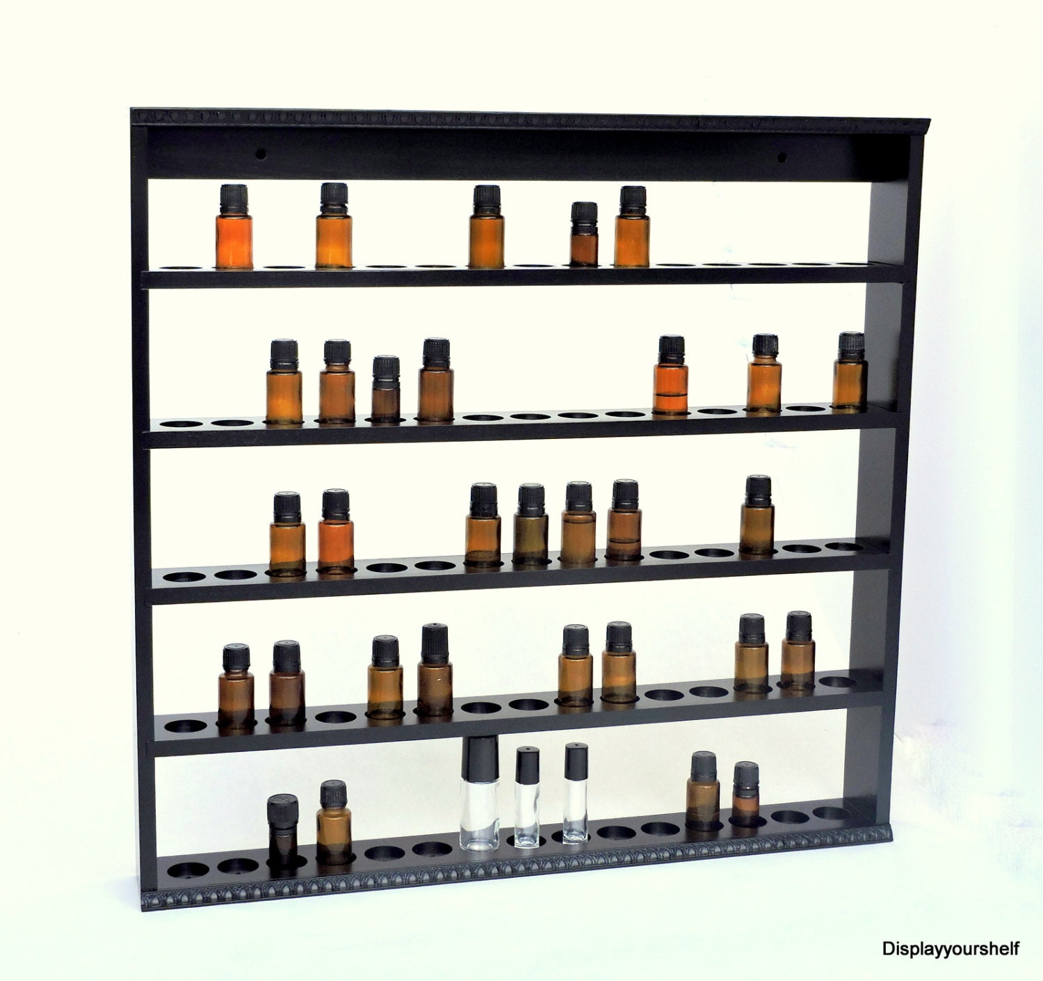 Essential Oil Storage Display Rack Wood Hanging Essential Oil