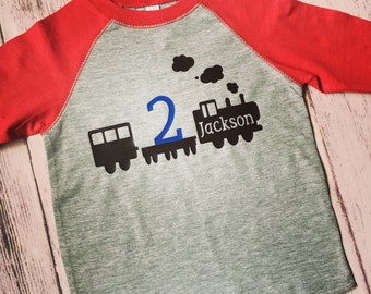 Train birthday shirt, choo choo train birthday shirt, train t-shirt, train shirt, train birthday party, choo choo train party