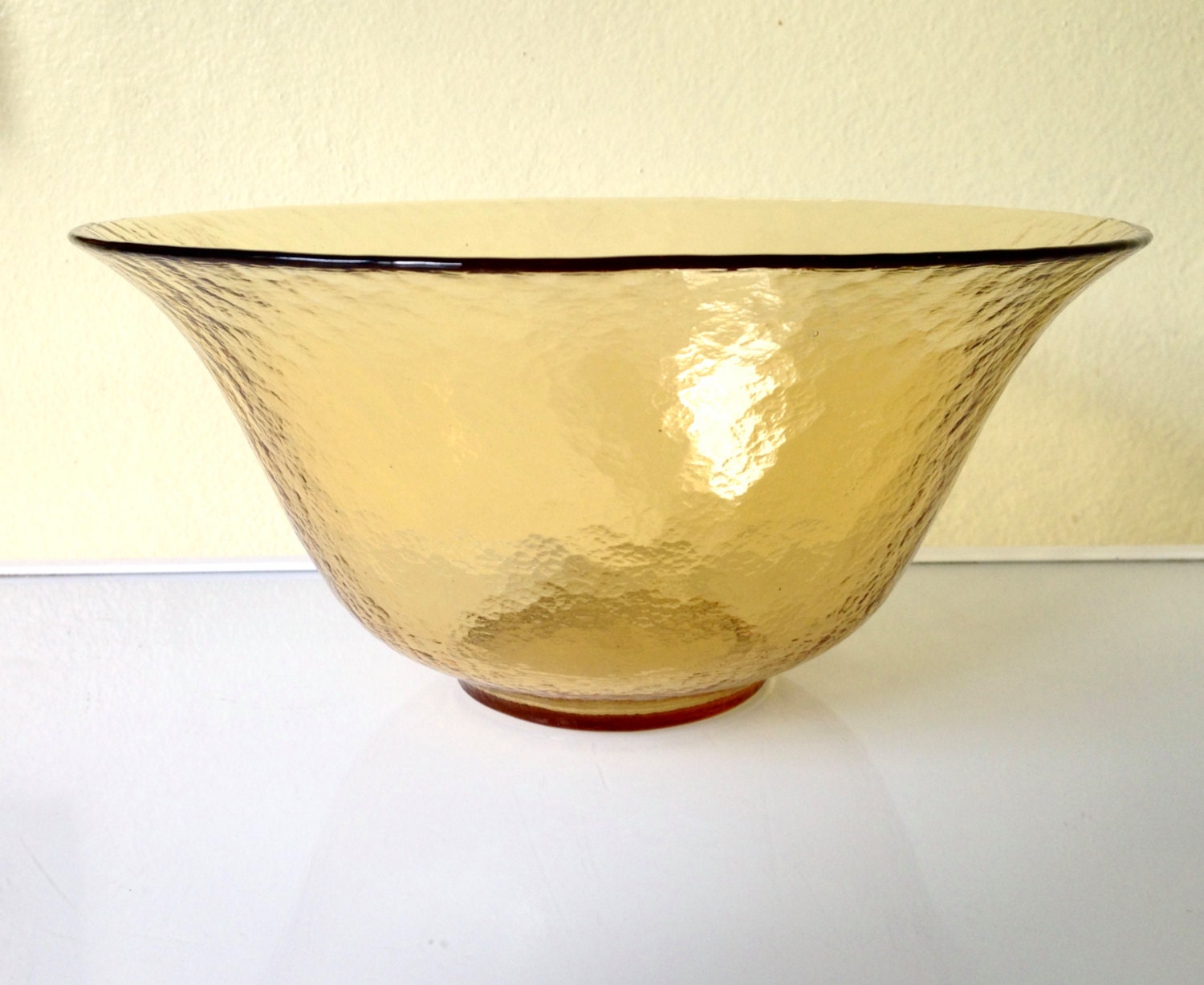 Ca' Manin Murano Soft Yellow Glass Bowl Yalos Casa