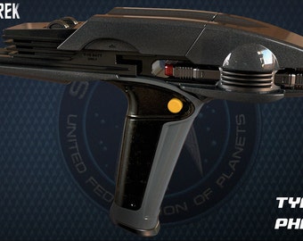 3d model Star Trek Beyond Type-1B Phaser
