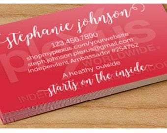 Plexus Business Cards or Magnets