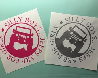 Jeep Decal, Car Decal, Jeeps Are For Girls Decal, Jeep Sticker, Jeeps Are For Girls Sticker, Phone Sticker, Phone Decal