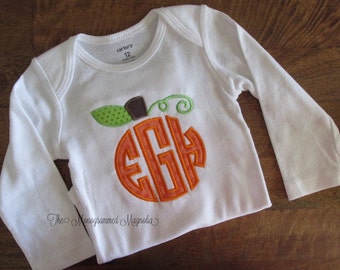 monogram pumpkin shirt