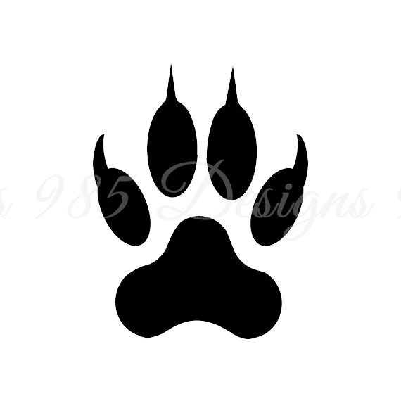 Download Paw Print SVG for Cricut and Silhouette Machines by 985Designs