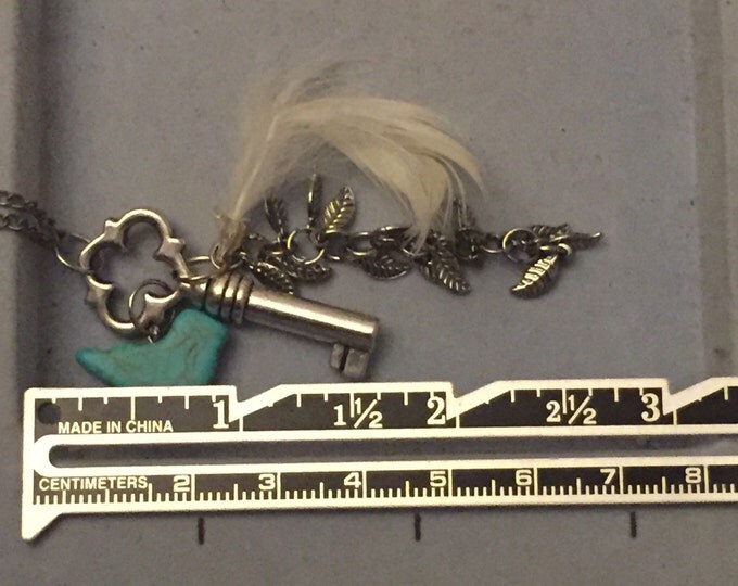 Skeleton key necklace