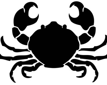 Crab stencil | Etsy