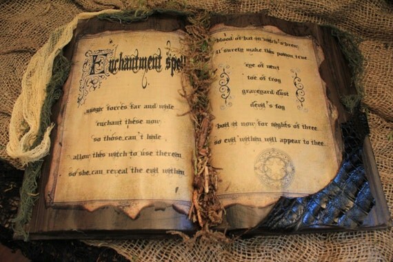 Halloween Spell Book Enchantment Spell Halloween