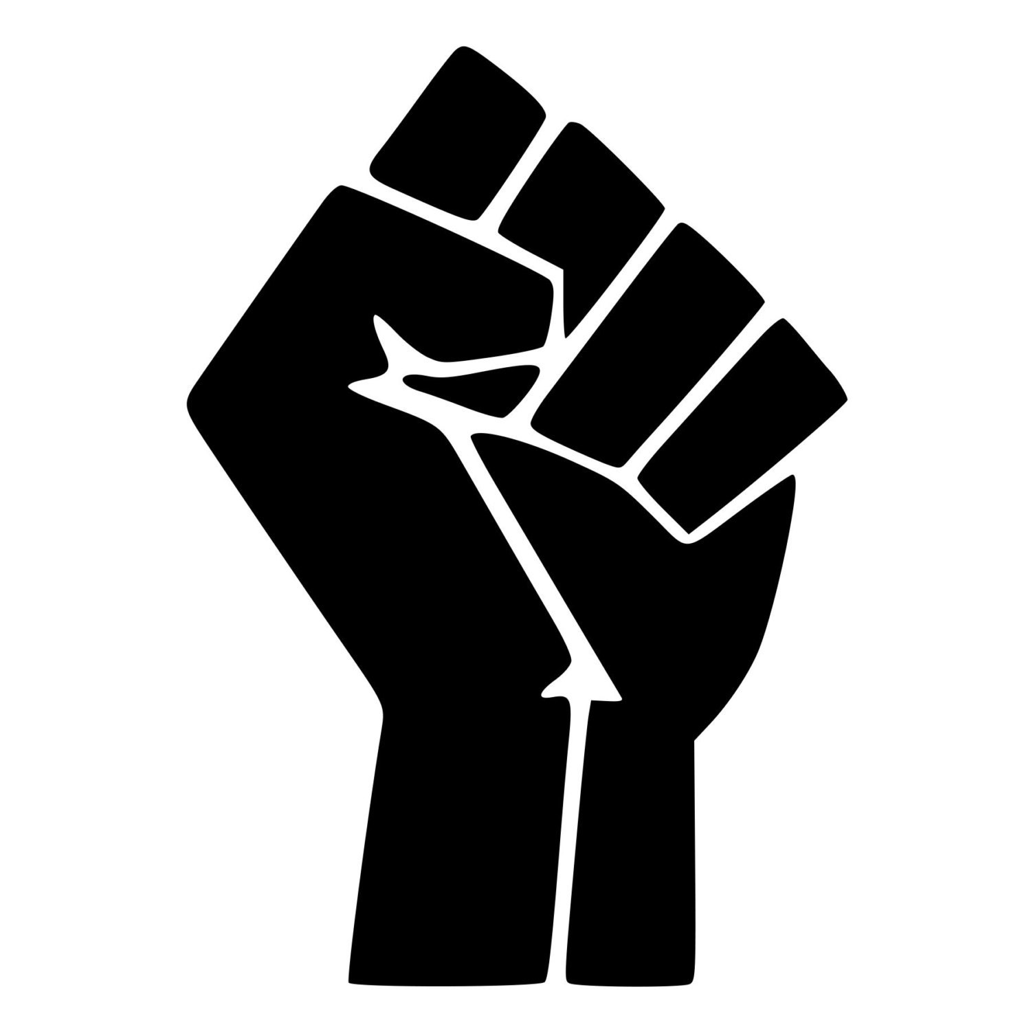  Black Lives Matter symbol 'fist'