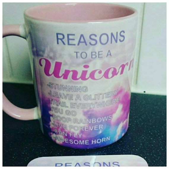 Items similar to Child friendly reasons to be a unicorn personalised ...