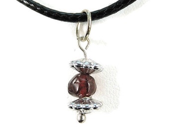 Garnet pendant, red garnet necklace, dainty pendant, simple necklace, healing gemstone jewelry, dainty jewelry healing gemstone necklace zai