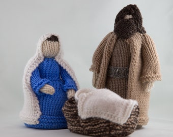 Knitted Nativity Set // Christmas