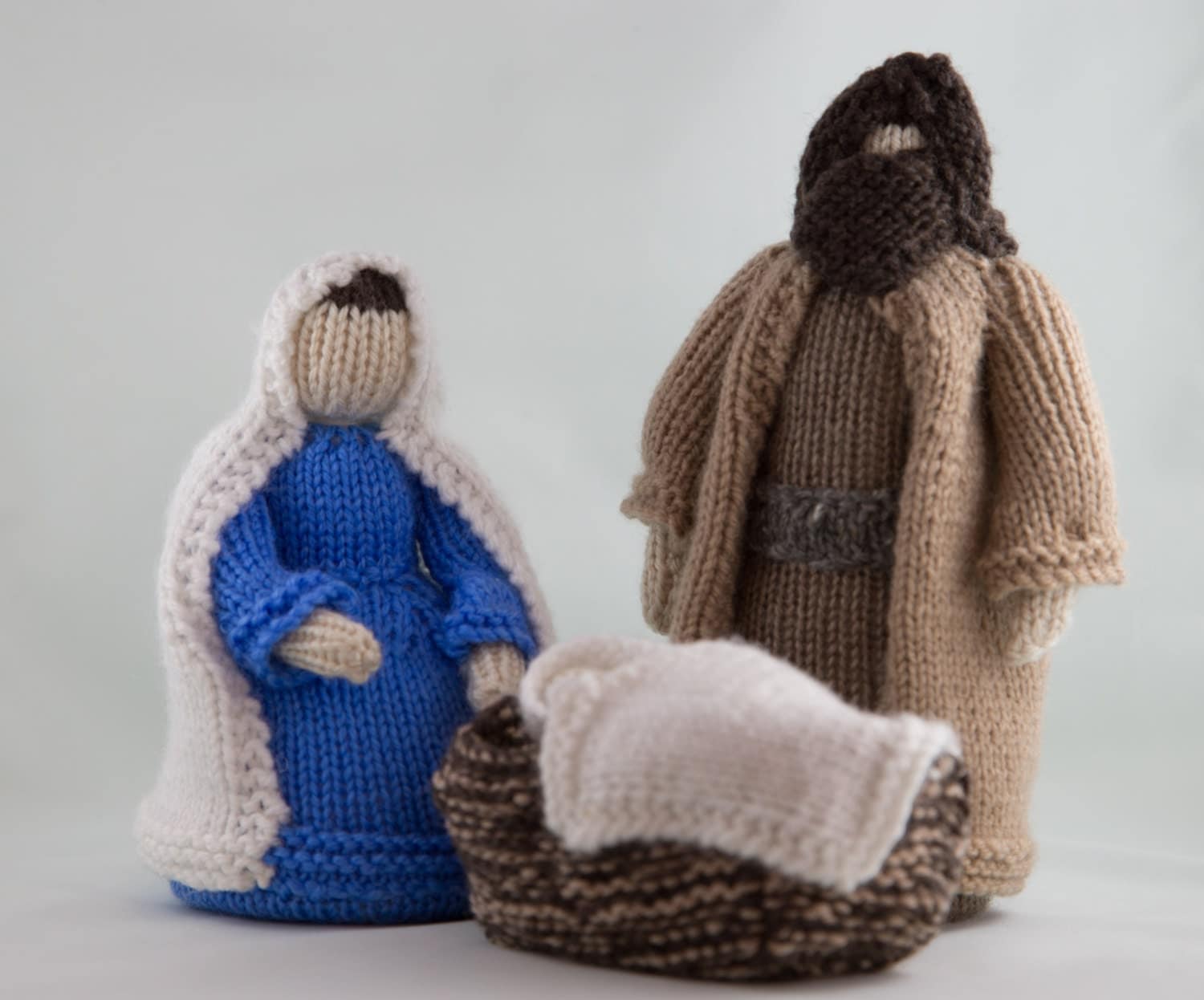 Knitted Nativity Set // Christmas