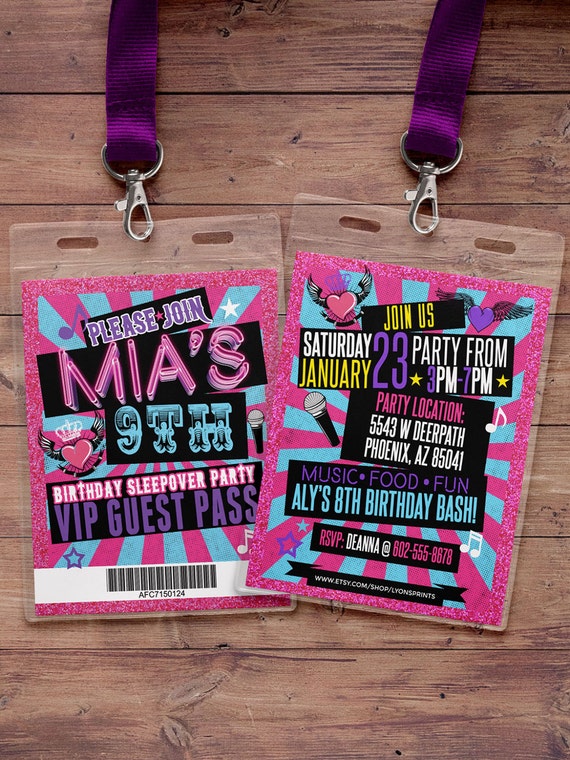 free printable vip backstage pass template