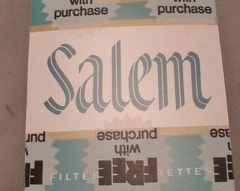 Salem cigarettes | Etsy