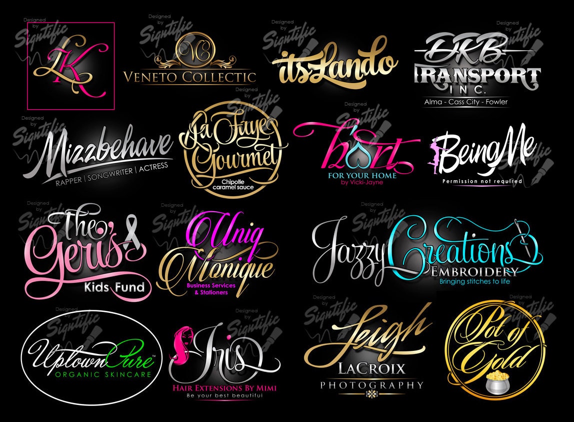 Custom Logo Design, Salon Logo, Label Design, Business Branding, Logo