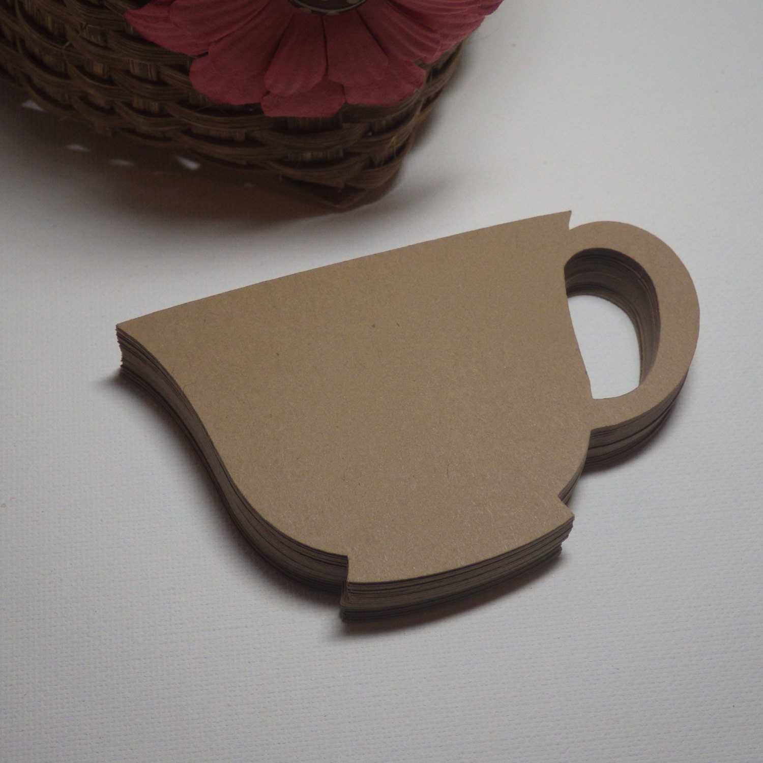 Tea Cup / Coffee Cup Die Cuts 40 PC Set Custom Orders