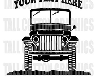 Willys jeep decals | Etsy