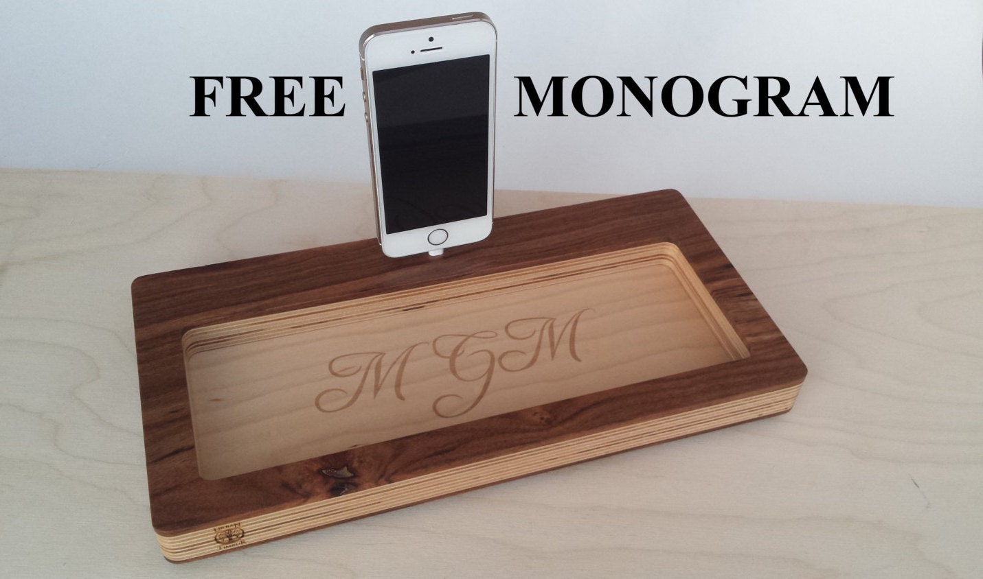 Mens valet tray wood Valet Tray desk organizer by UrbanTimbur