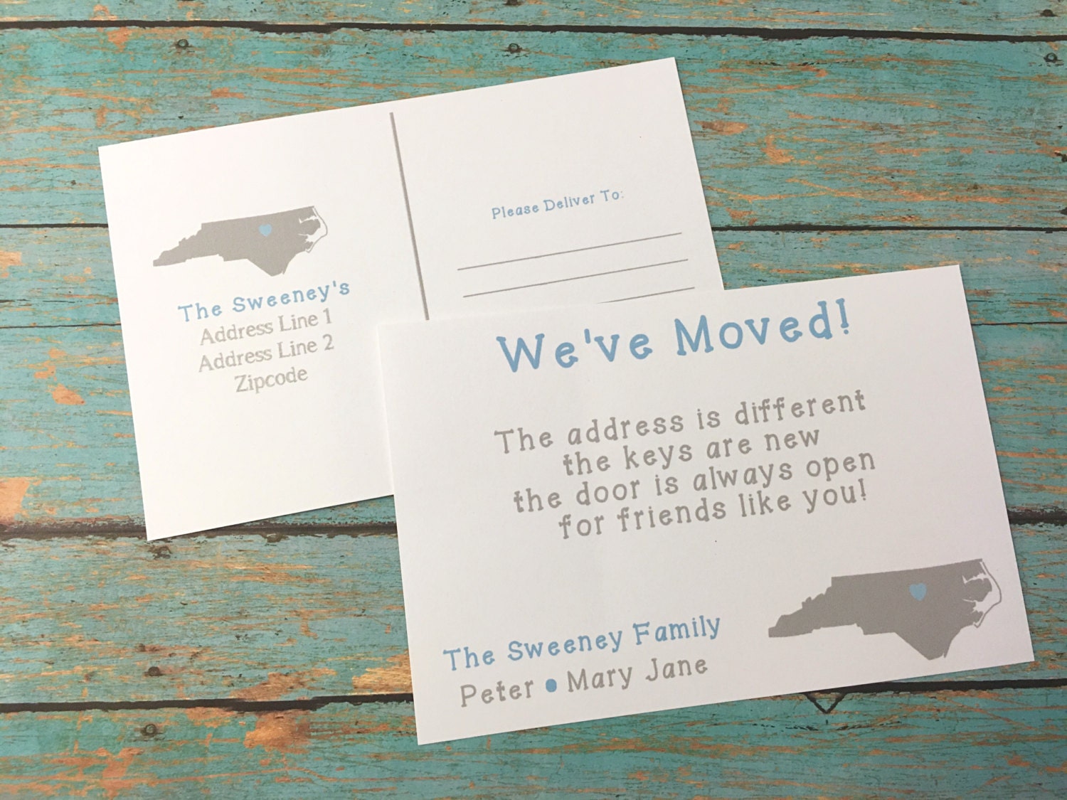 We've Moved Postcards Personalized Post Cards Just