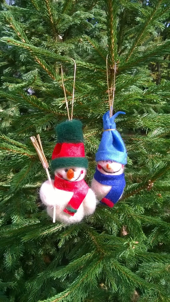 Felt Snowman Ornament, Christmas Tree Ornament, Snowman Decor, Snowman Door Hanger, Snowmen Ornaments, Snowmen Decorations, Snowmen Decor