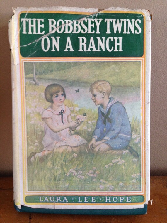 Vintage 1935 Bobbsey Twins On the Ranch Book with Dust Jacket