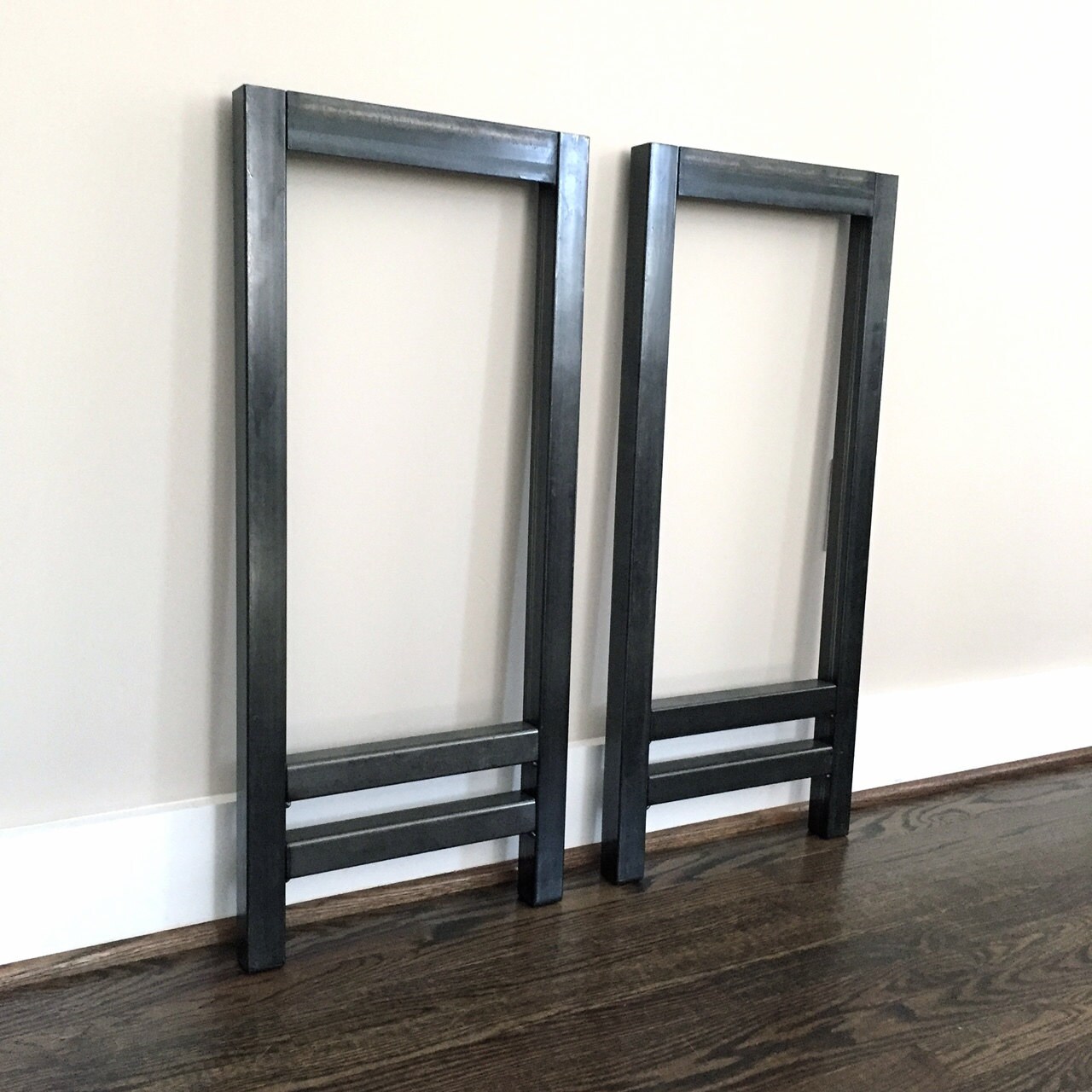Steel Double Bar Table Legs Steel Console Table Legs