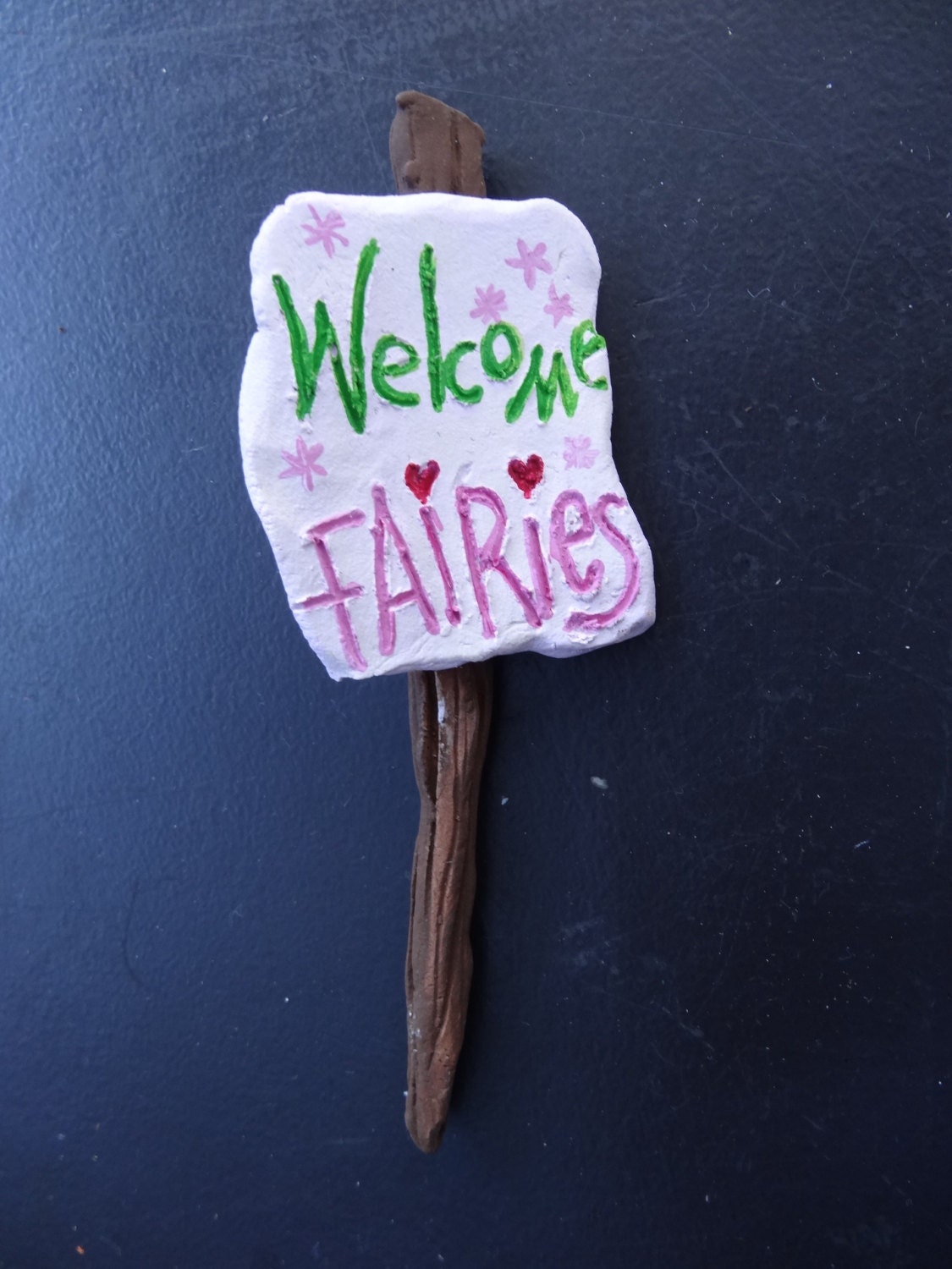 Pink Welcome FAIRIES sign