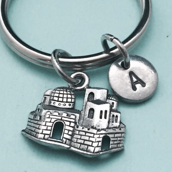 Jerusalem keychain Jerusalem charm place keychain