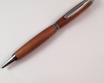 Wood-Turned Tetra Stylus - Wood-Turned Stylus - Wood Stylus - Reclaimed Wood
